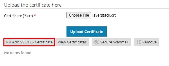 روش B (فایل‌های .key و .crt)